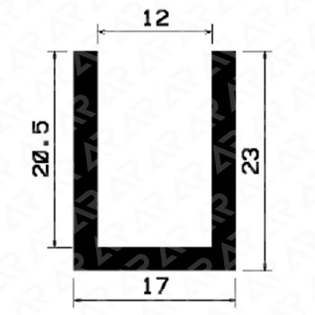 Профиль ARTAPOL №308 ( П-образный )