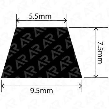 Трапециевидный профиль ARTAPOL № 387 ( 9,5x7,5x5,5 мм.)