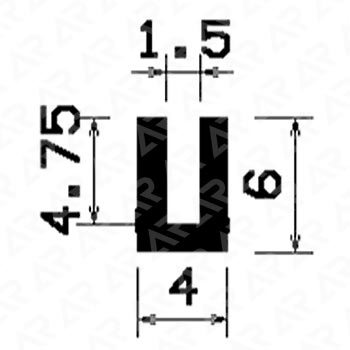 Профиль ARTAPOL №312 ( П-образный )